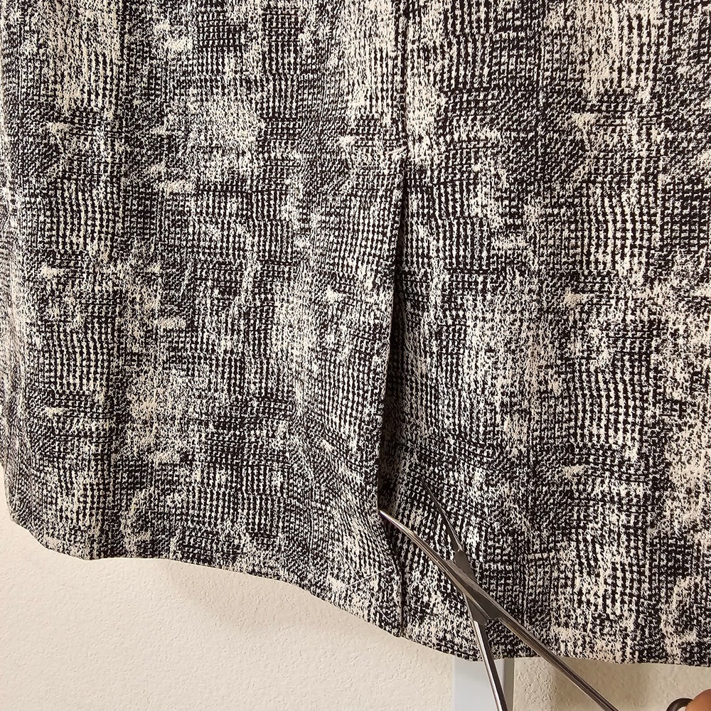 M.M. LAFLEUR NWT Aditi Crackle Sleeveless Black & Cream Dress Sz +3 (US 3X) - Picture 4 of 15